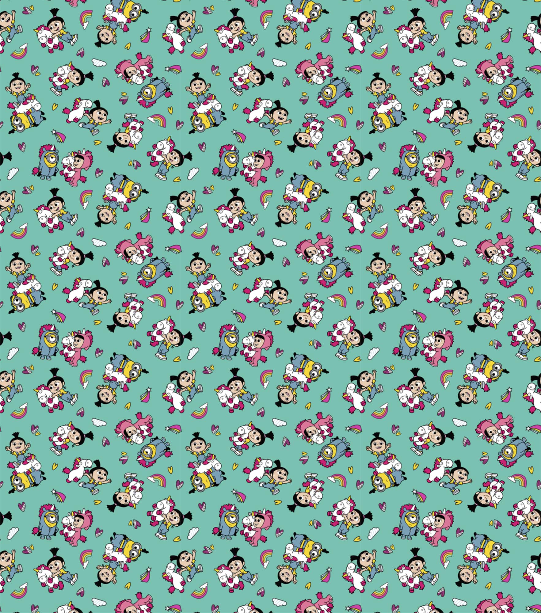 Universal Illumination Minions Fluffy Trio Toss Cotton Fabric